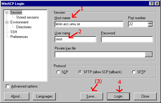 Logindialog